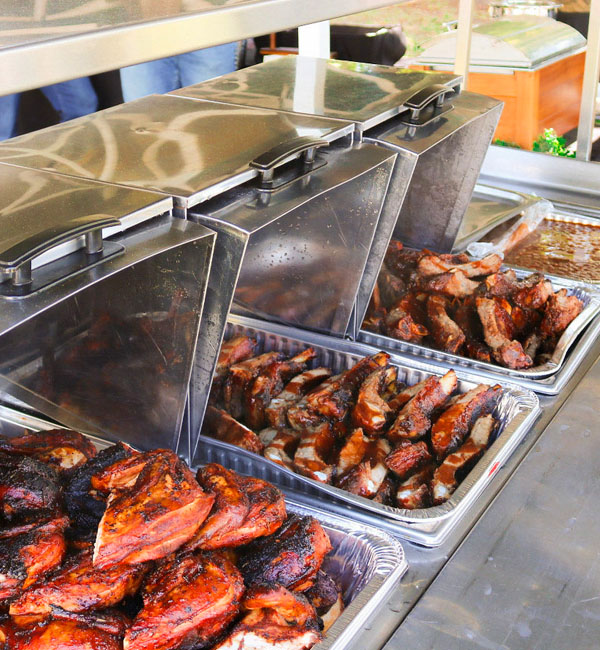 Food trays, catering services, Los Angeles County